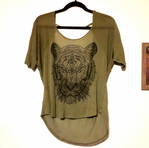 Green Tiger Top - Picture 1 of 3